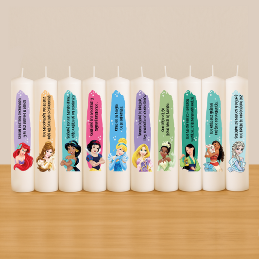 VELAS NAVIDEÑAS - PRINCESAS