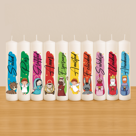 VELAS NAVIDEÑAS - PESEBRE
