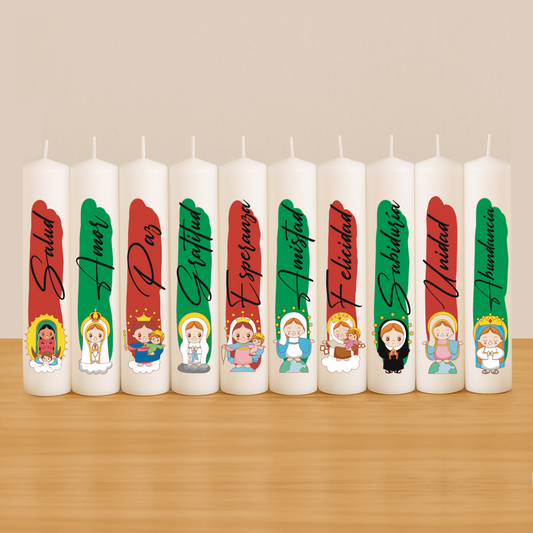 VELAS NAVIDEÑAS - VIRGENCITAS